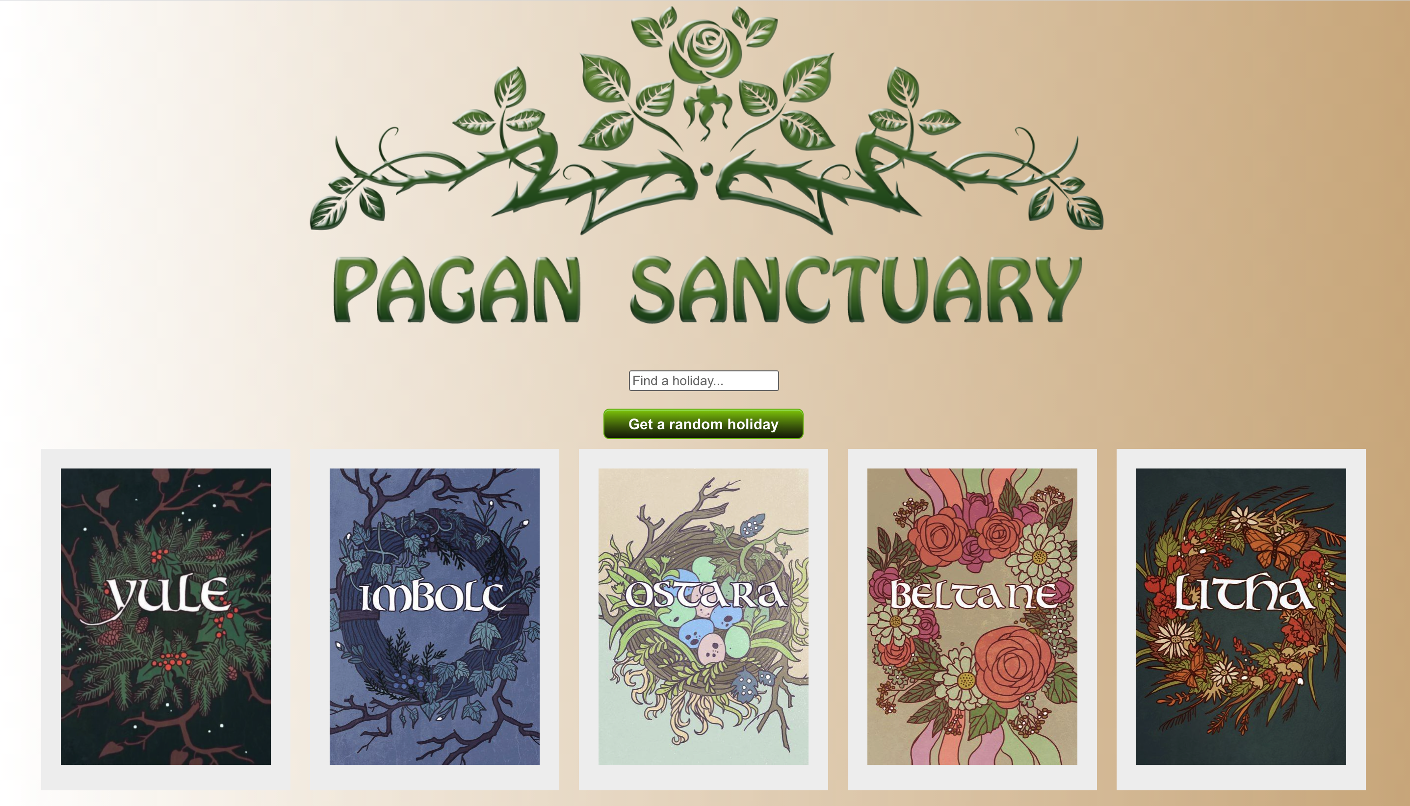 Pagan Sanctuary
